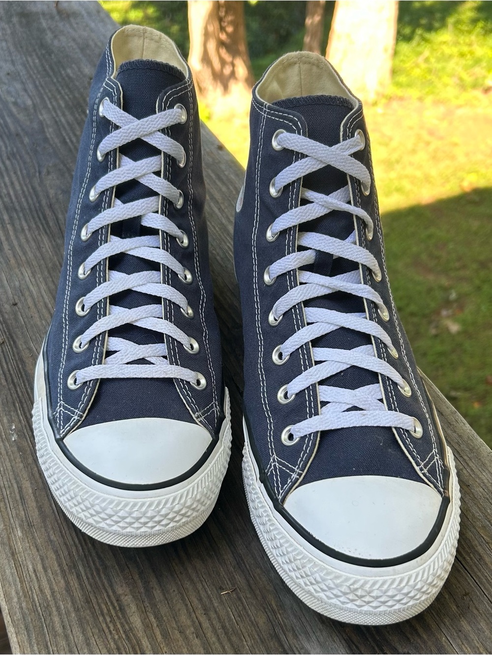 Converse Classic High-Top Canvas Sneakers - Navy